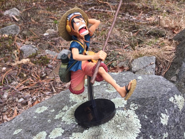 Luffy ของแท้ JP แมวทอง - Scultures Banpresto [โมเดลวันพีช]