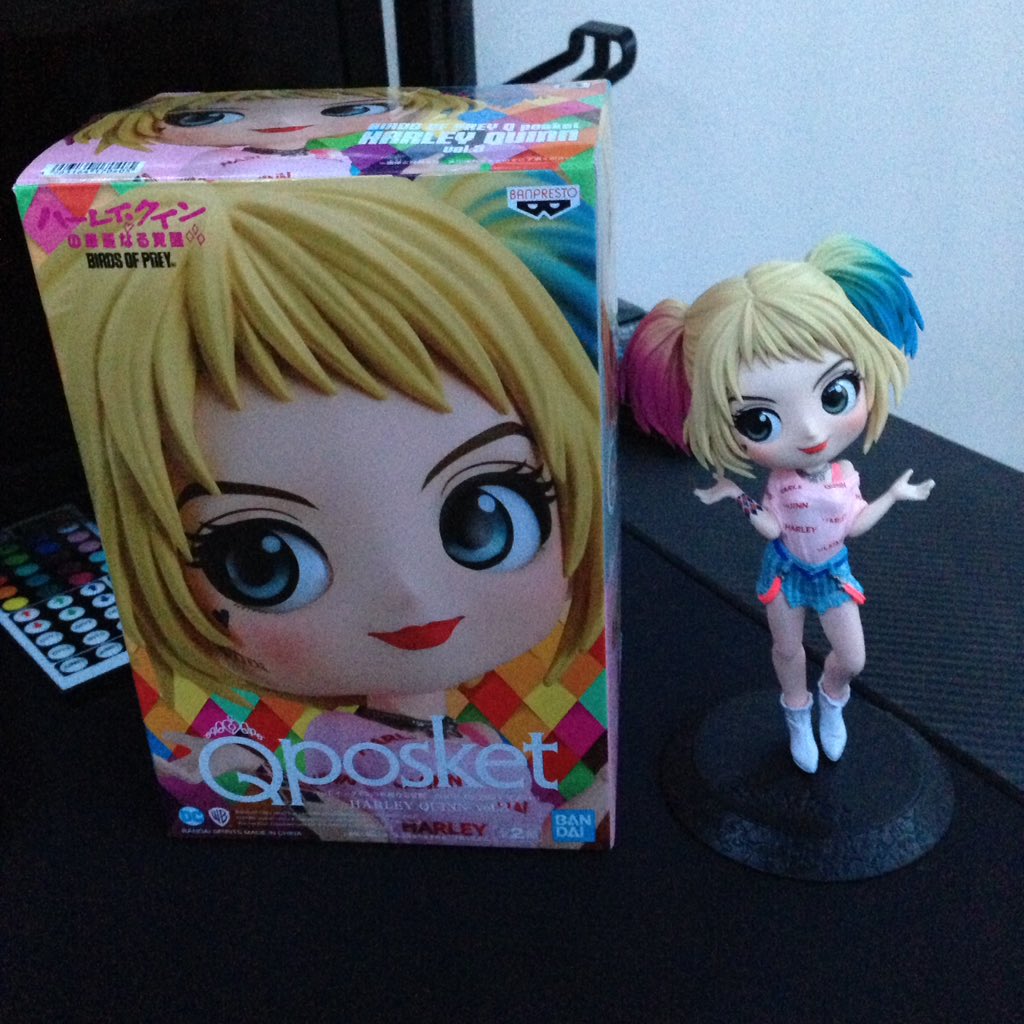 Harley Quinn - Pastel Color ของแท้ JP - Q Posket Banpresto [โมเดล DC]