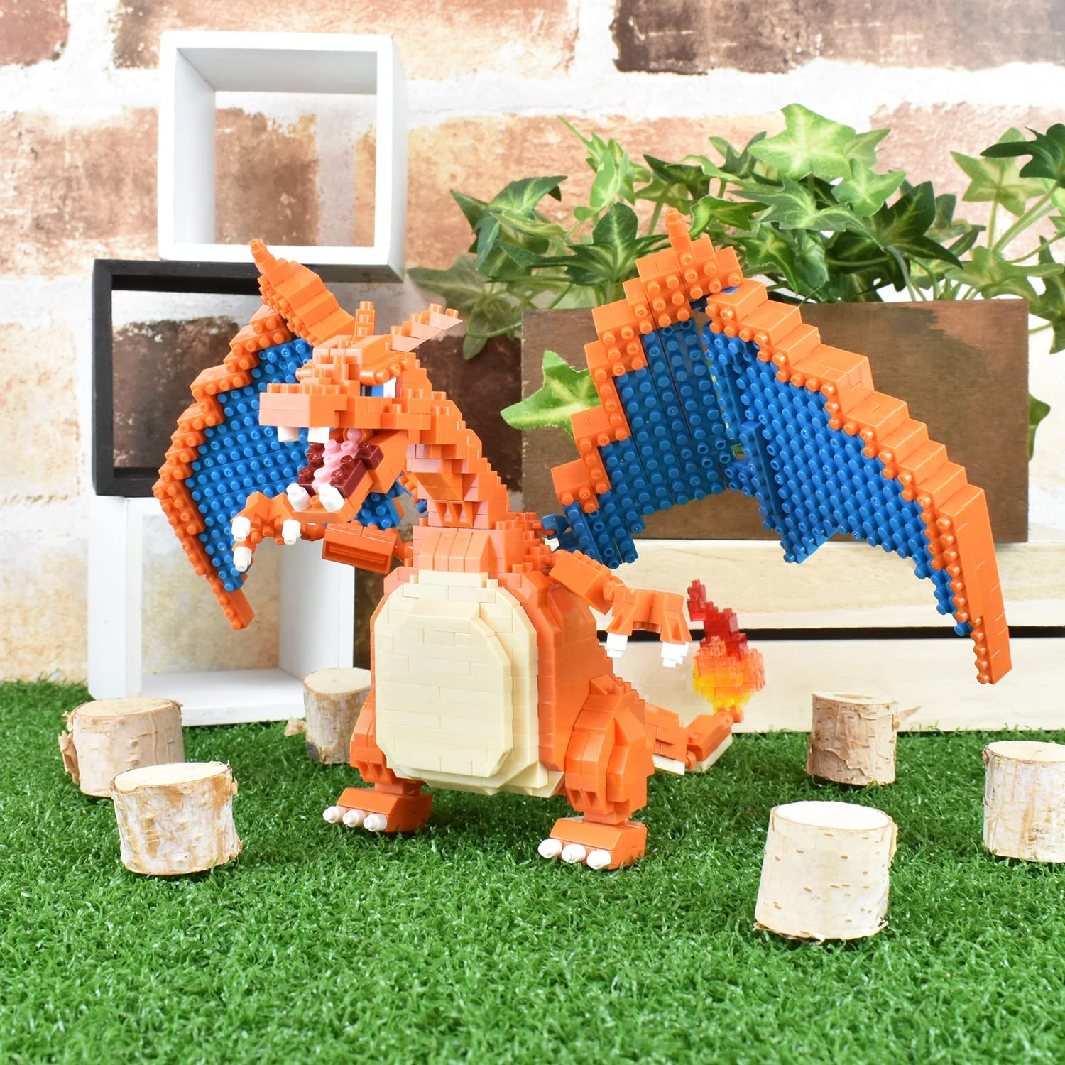 Charizard (แบบประกอบ) ของแท้ JP - Nanoblock Kawada [เลโก้โปเกมอน]