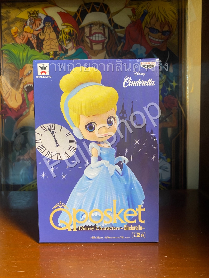 Cinderella - Normal Color ของแท้ JP - Q Posket Banpresto [โมเดล Disney]
