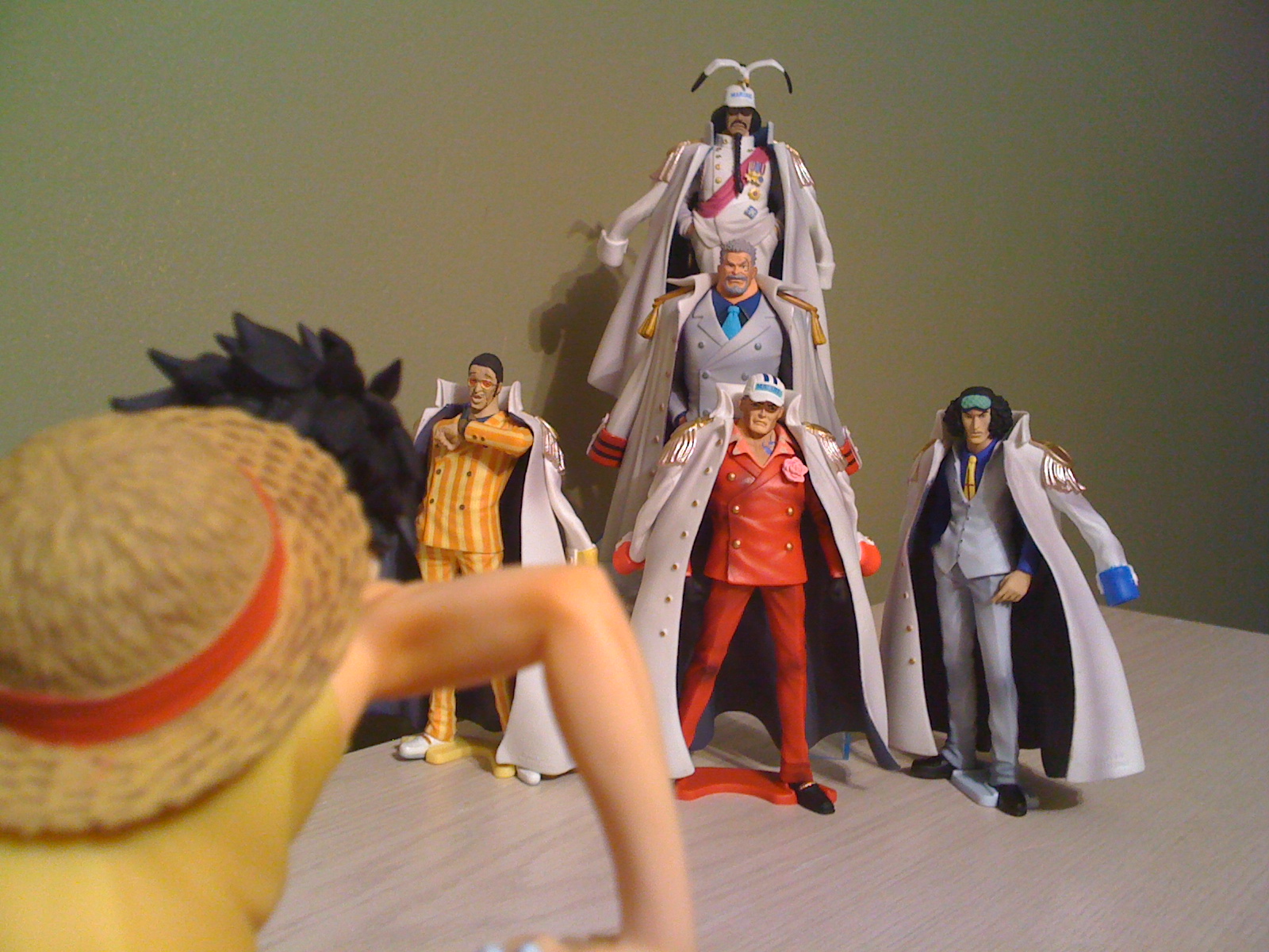 Marine Admiral Set ของแท้ JP แมวทอง - HSCF Banpresto [โมเดลวันพีช] (4 ตัว)