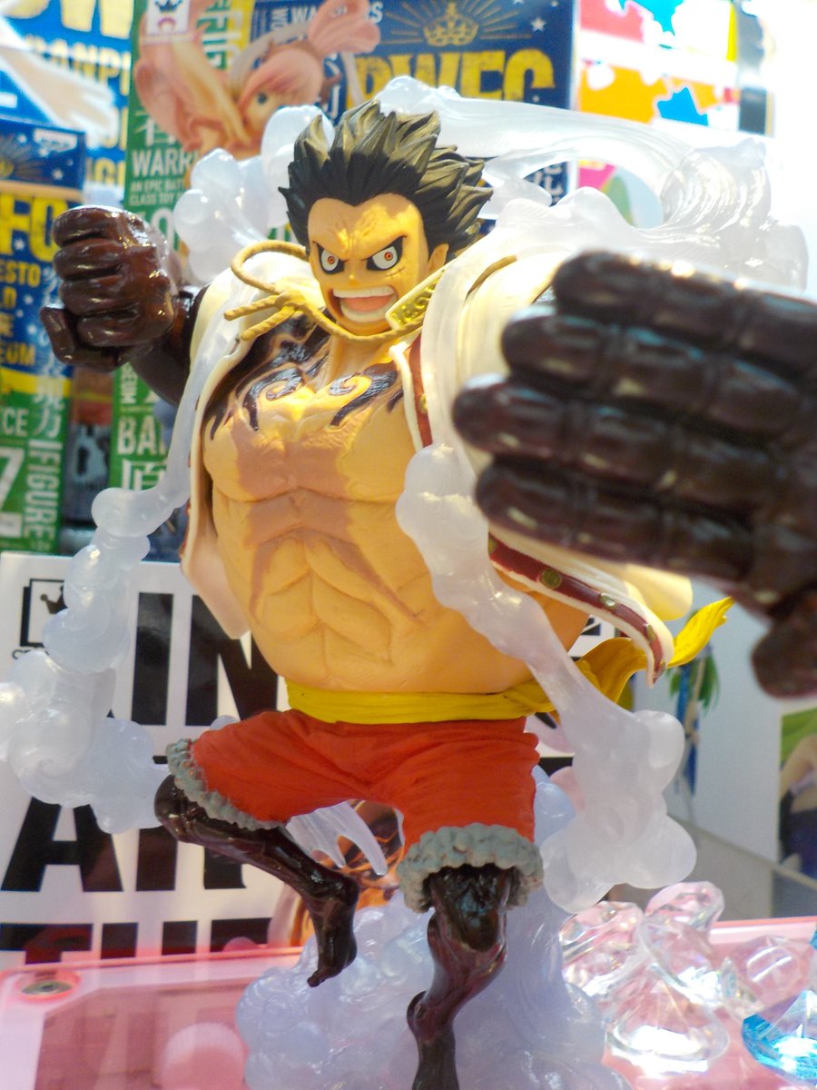 Luffy Gear 4 ของแท้ JP แมวทอง - King of Artist Banpresto [โมเดลวันพีช]