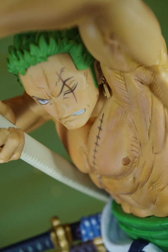 Zoro Wano (The Brush) ของแท้ JP แมวทอง - Super Master Stars Piece Banpresto [โมเดลวันพีช]