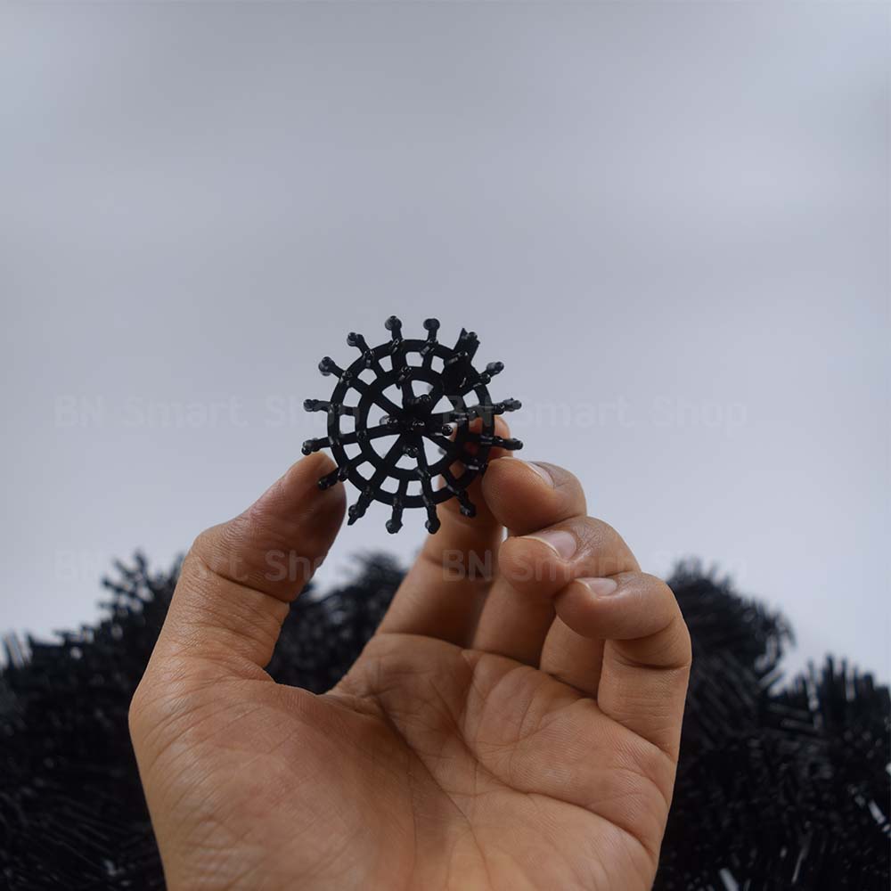 วัสดุกรองตู้ปลาตู้กุ้ง ไบโอบอล Bioball 1 ถุง น้ำหนักประมาณ 300 กรัม หรือประมาณ 90 ลูก แถมฟรีใยแก้วอย่างดี 1แผ่น