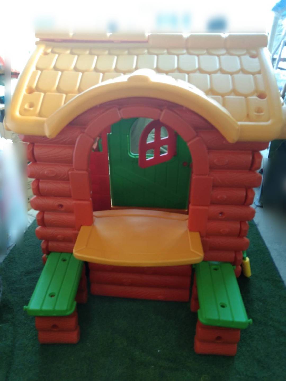 านสีส้ม บ้านรังนก,บ้านของเล่น, บ้านเด็ก ,ของเล่นเด็ก, เครื่องเล่นสนาม พร้อมส่ง