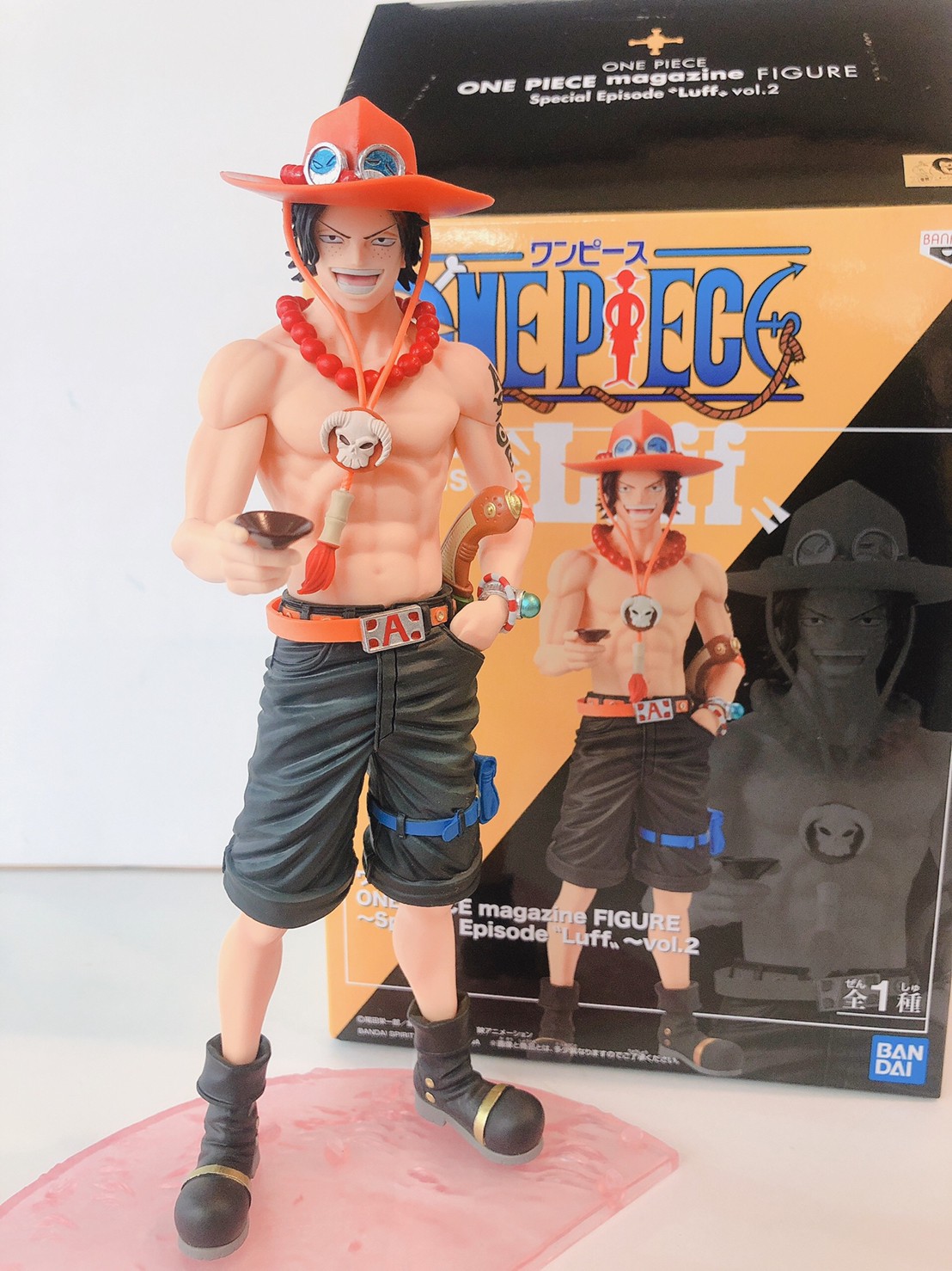 Ace ของแท้ JP แมวทอง - Magazine Figure Banpresto [โมเดลวันพีช]