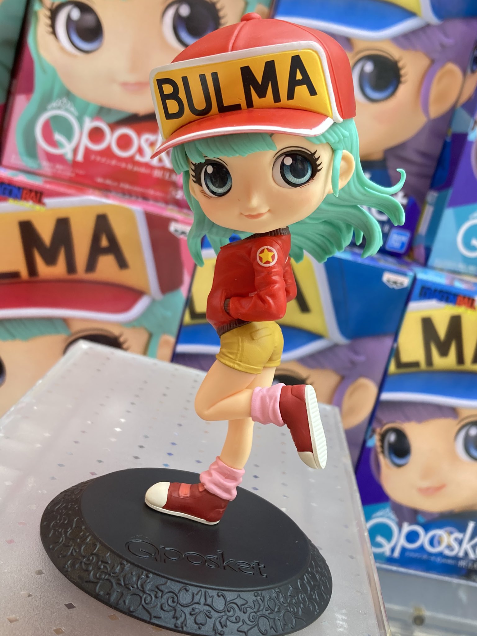 Bulma ของแท้ JP แมวทอง - Q Posket Banpresto [โมเดลดราก้อนบอล]