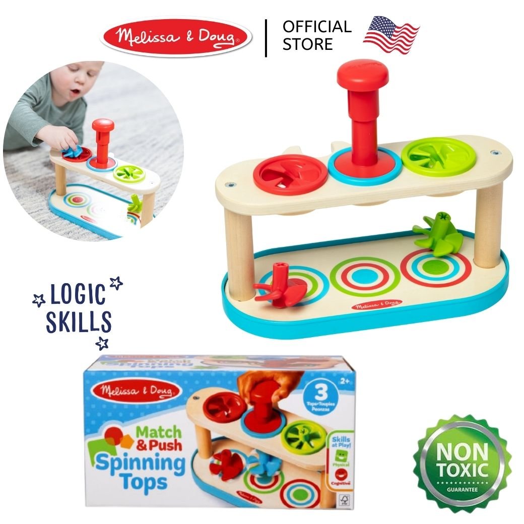 เกมลูกข่างจับคู่สี ของเล่นเสริมพัฒนาการเด็ก เสริมทักษะการเรียนรู้ สื่อการสอนอนุบาล พร้อมส่ง