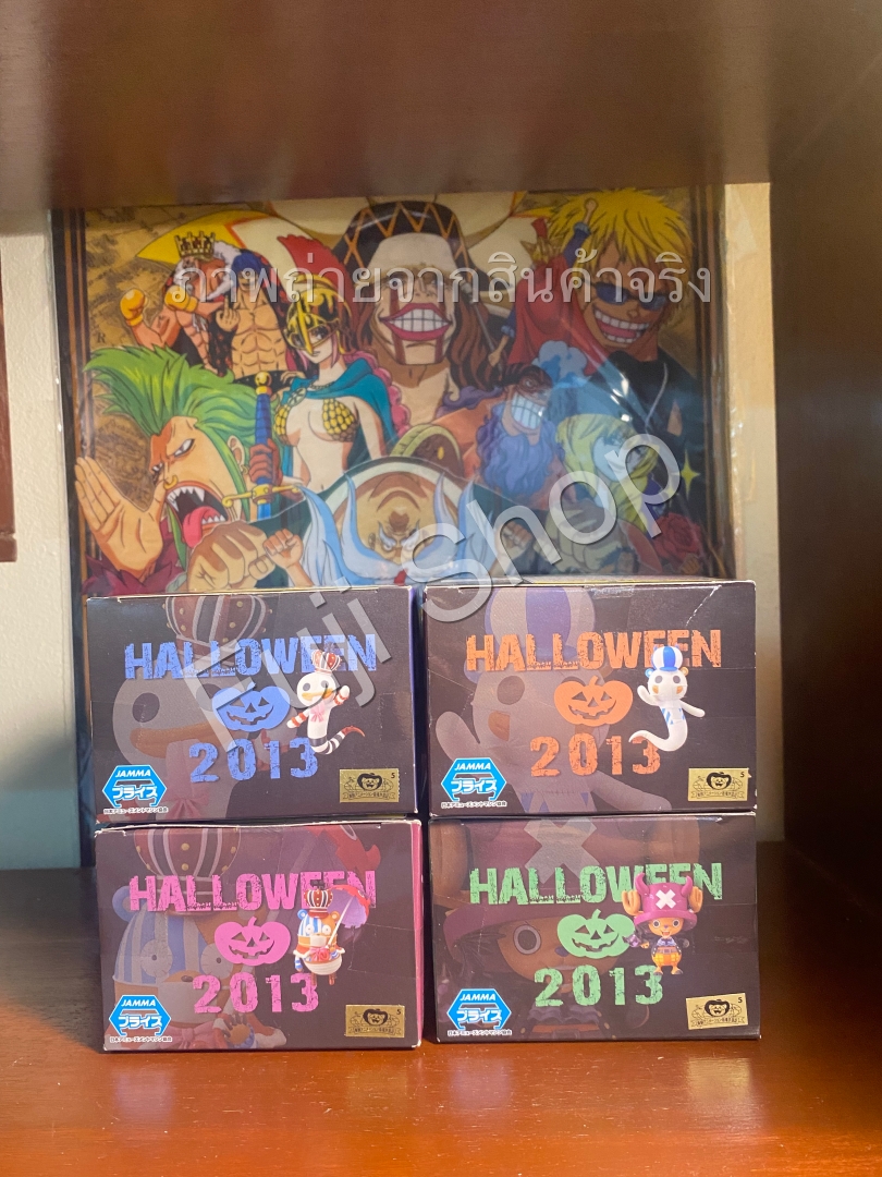Halloween Set ของแท้ JP แมวทอง - Banpresto [โมเดลวันพีช] (4 ตัว)