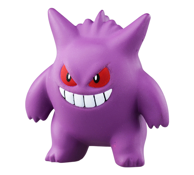 Gengar ของแท้ JP - Monster Collection Takara Tomy [โมเดลโปเกมอน]