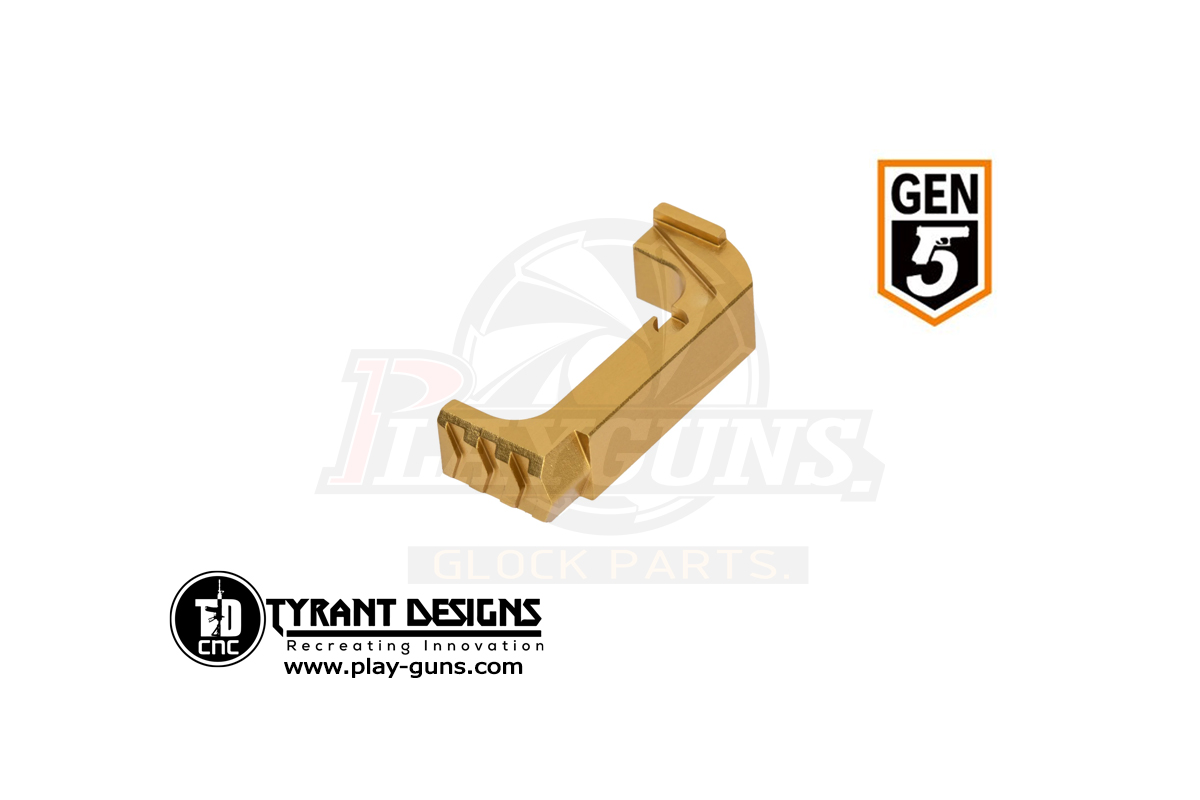 Tyrant Design Mag Release GEN4/5 Gold