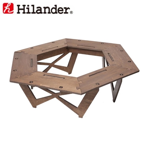 Plywood Hexagon Table โต๊ะล้อม