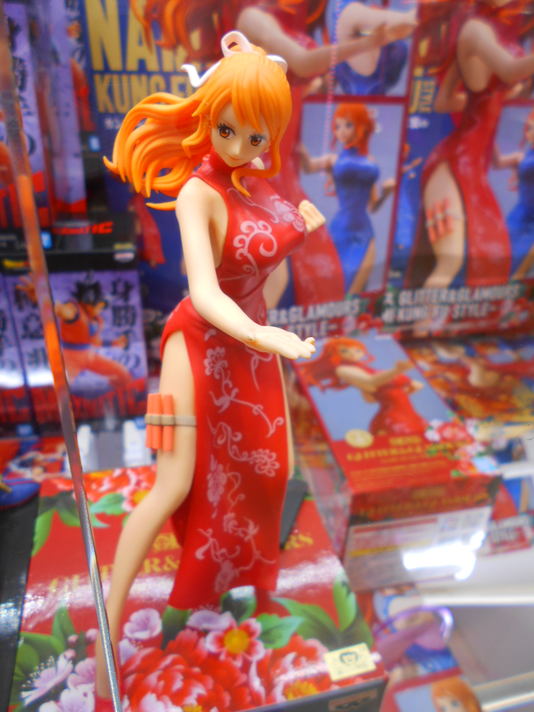 Nami Kung Fu Style ของแท้ JP แมวทอง - Glitter & Glamours Banpresto [โมเดลวันพีช]