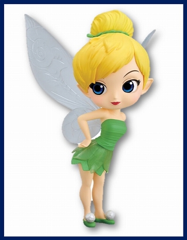 Tinker Bell Leaf Drees - Normal Color ของแท้ JP - Q Posket Banpresto [โมเดล Disney]