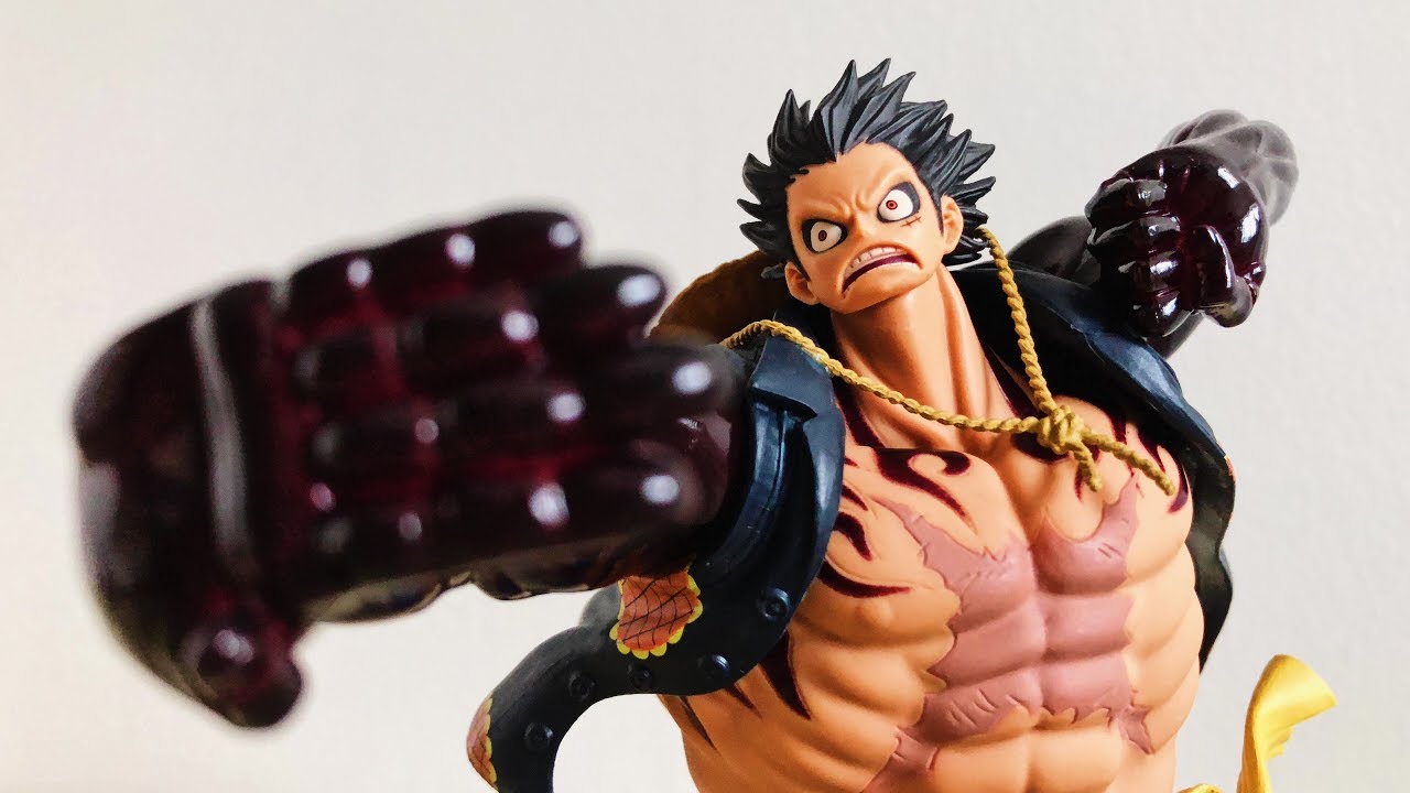 Luffy Gear 4 ของแท้ JP แมวทอง - Scultures Banpresto [โมเดลวันพีช]