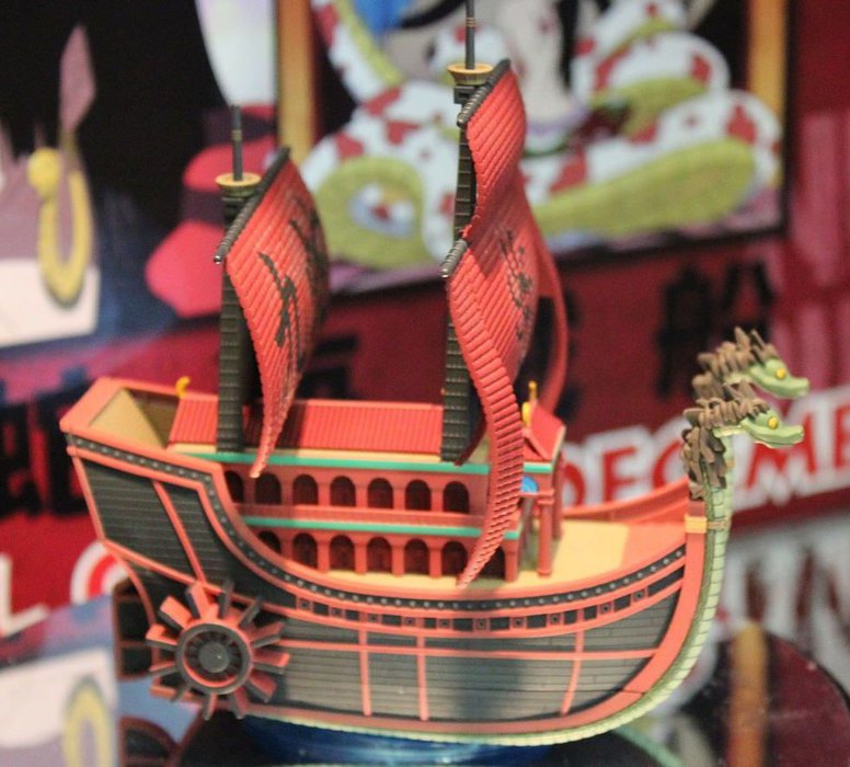 Nine Snake Kuja Ship (แบบประกอบ) ของแท้ JP แมวทอง - Grand Ship Collection Bandai [โมเดลเรือวันพีช]