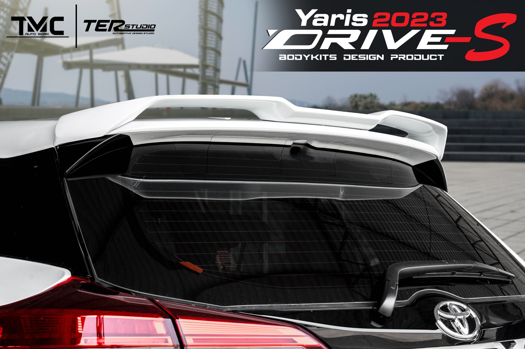 𝗗𝗥𝗜𝗩𝗘-𝗦 VS Toyota Yaris Hatchback 5Drs.'2023 [ชุดแต่ง 𝗗𝗥𝗜𝗩𝗘-𝗦 สปอร์ต เข้ม เต็ม MAX ติดไว้ไม่ตกเทรนด์ ]