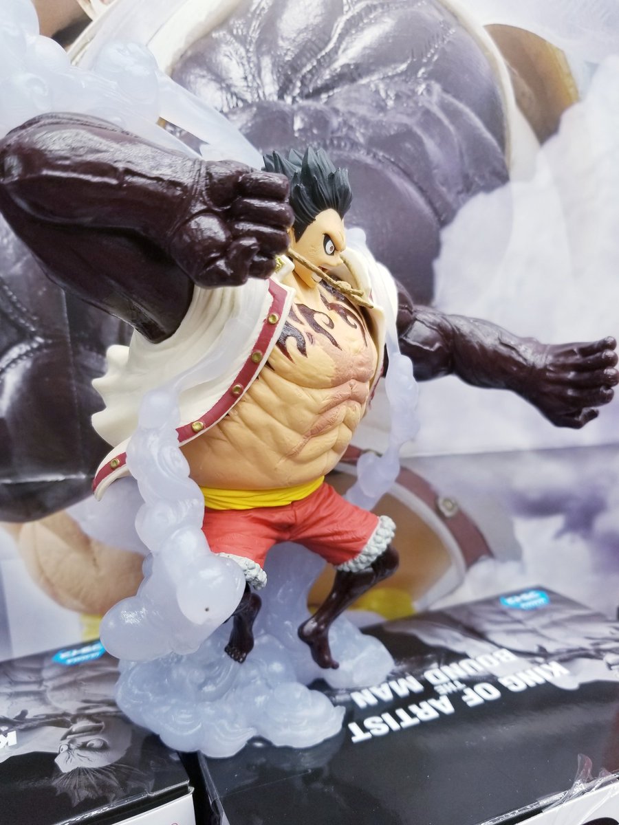 Luffy Gear 4 ของแท้ JP แมวทอง - King of Artist Banpresto [โมเดลวันพีช]