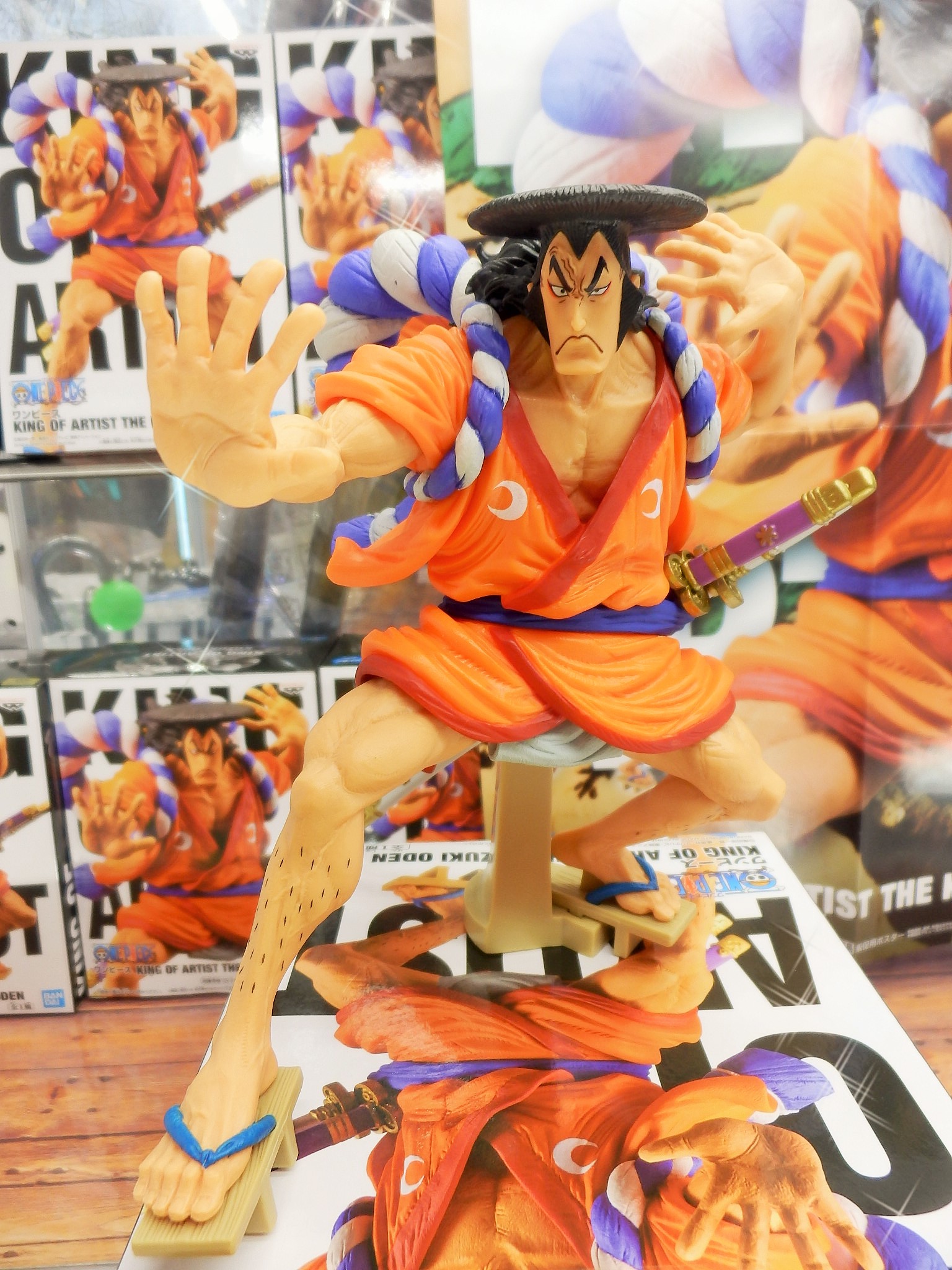 Oden ของแท้ JP แมวทอง - King of Artist Banpresto [โมเดลวันพีช]