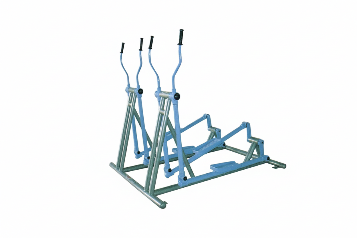 เครื่องออกกำลังกาย กลางแจ้ง ชุดจักรยาน ก้าวเดิน แบบคู่ ลานกีฬา อเนกประสงค์ สนามกีฬา ขนาด 130 x 140 x 115 ซม.