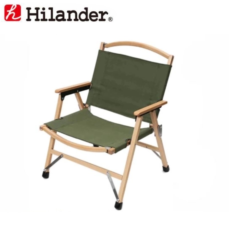 Wood Flam Chair Cotton khaki เก้าอี้ไม้
