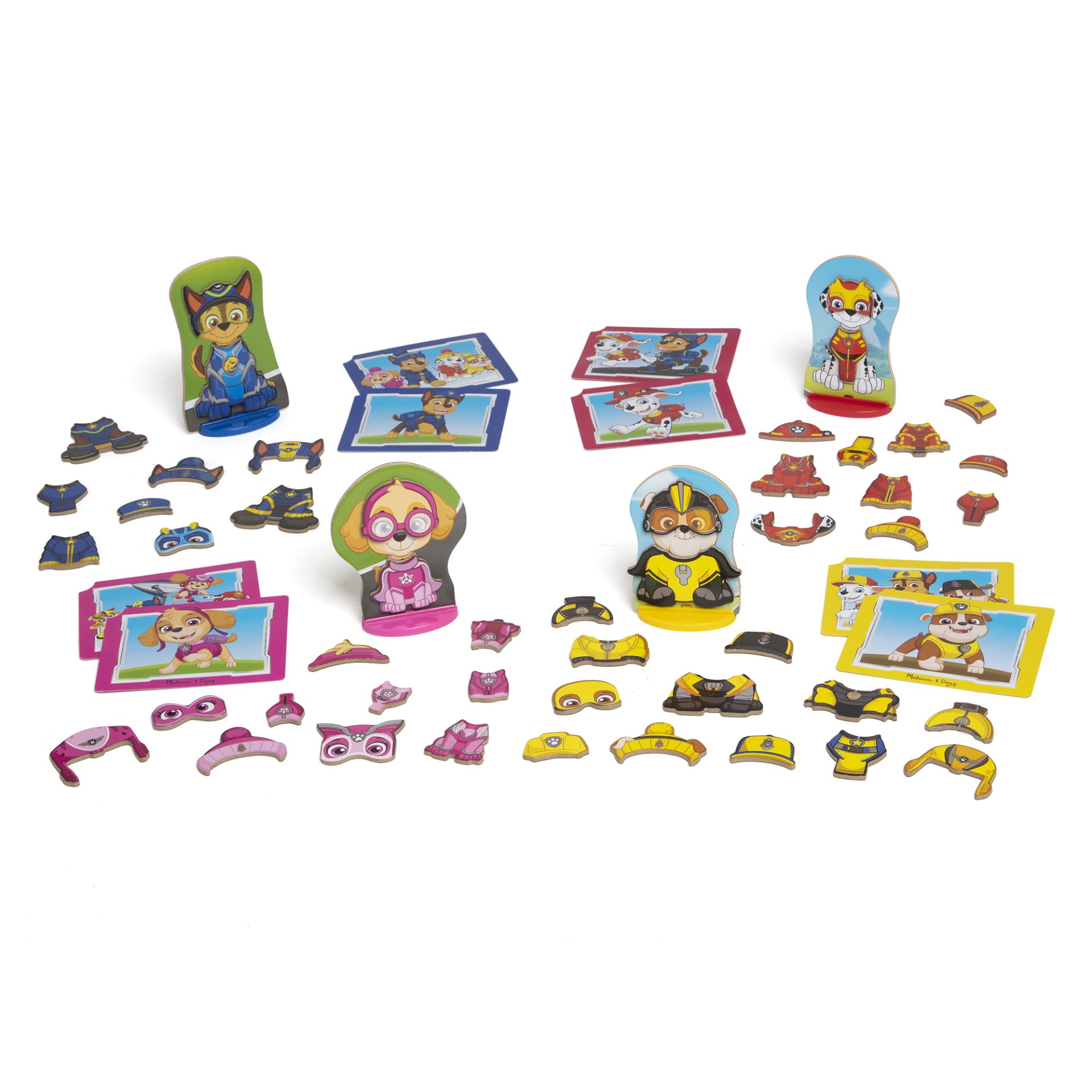 ตุ๊กตาแม่เหล็กแต่งตัว 48 ชิ้น PAW Patrol ของเล่นเสริมพัฒนาการเด็ก เสริมทักษะการเรียนรู้ สื่อการสอนอนุบาล พร้อมส่ง