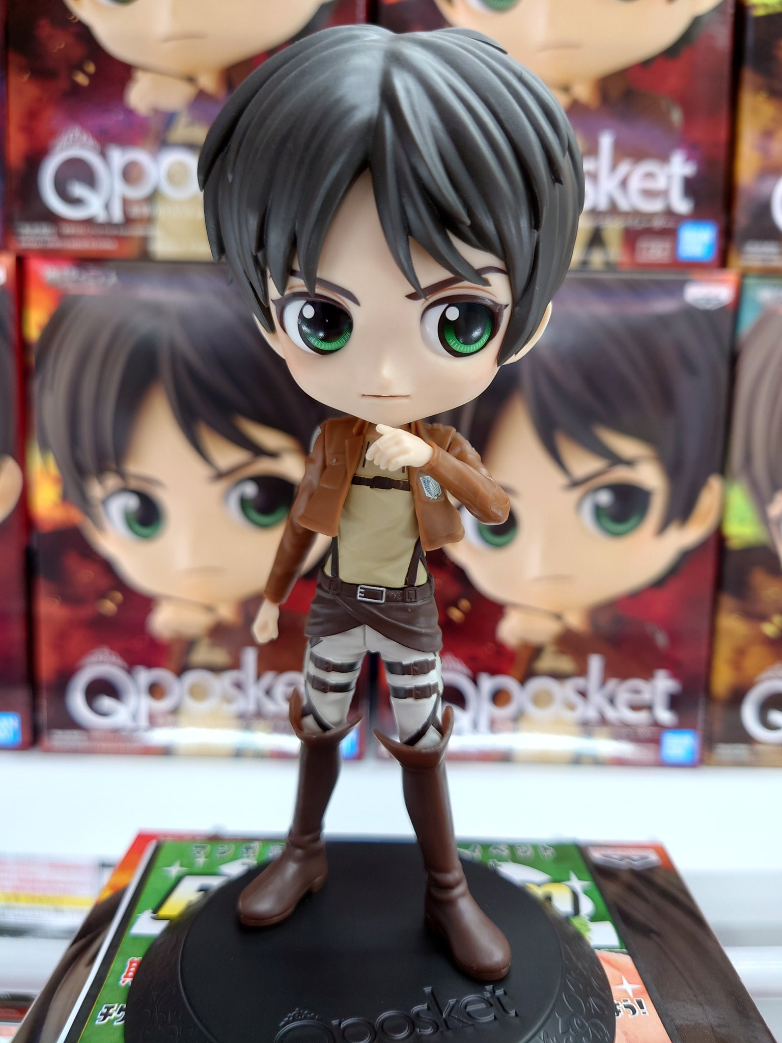 Eren ของแท้ JP - Q Posket Banpresto [โมเดล Attack on Titan]