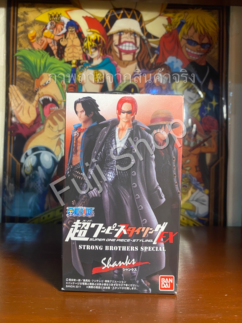 Shanks Strong World ของแท้ JP แมวทอง - Super Styling Bandai [โมเดลวันพีช]
