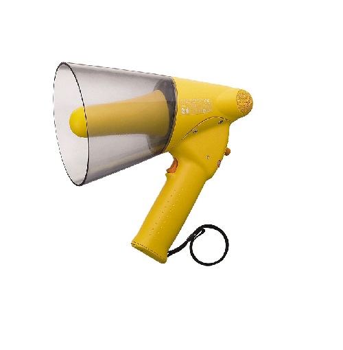 โทรโข่งแบบมือถือ TOA ER-1206W Splash-proof Hand Grip Type Megaphones 6W (Whistle) มีเสียงนกหวีด