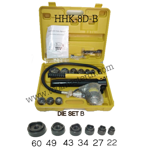 HHK-8D-B เครื่องเจาะรูไฮดรอลิกส์ ,เครื่องน๊อครูไฮดรอลิค "OMASTAR" Hydraulic hole digger 22-60 MM.