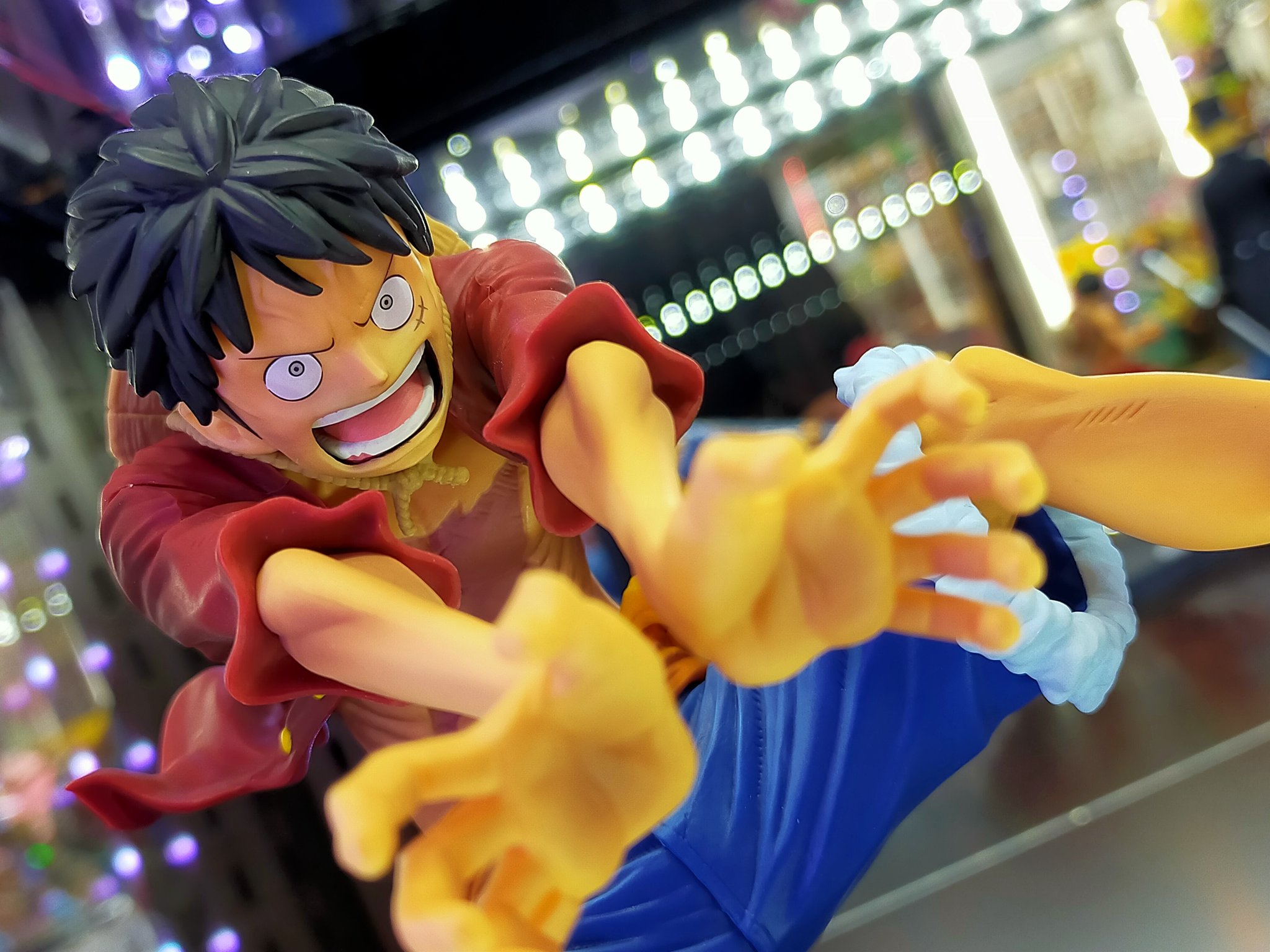 Luffy ของแท้ JP แมวทอง - Maximatic Banpresto [โมเดลวันพีช]