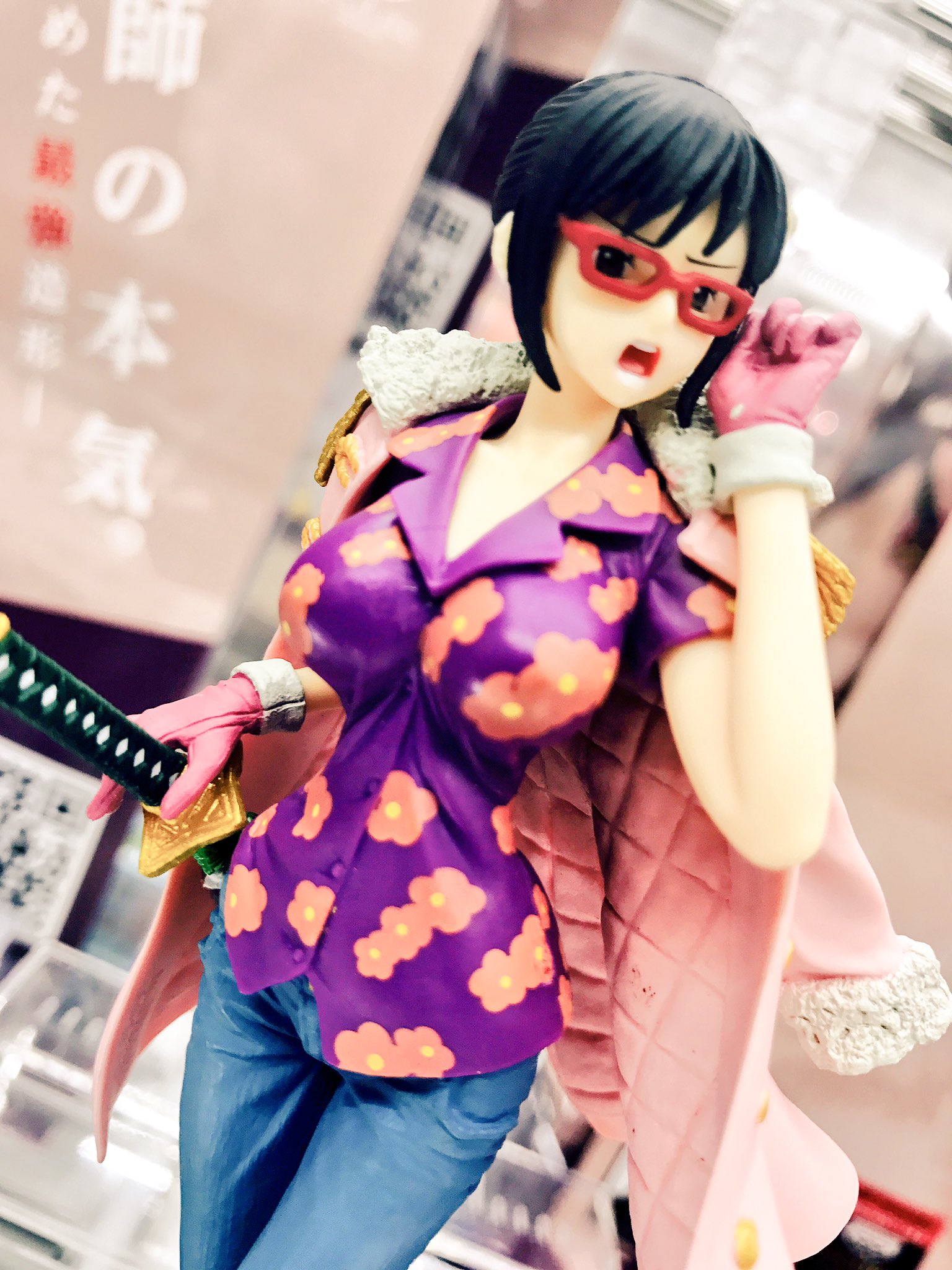 Tashigi ของแท้ JP แมวทอง - Scultures Banpresto [โมเดลวันพีช]