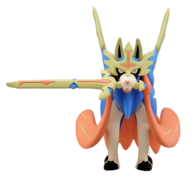 Zacian ของแท้ JP - Monster Collection Takara Tomy [โมเดลโปเกมอน]