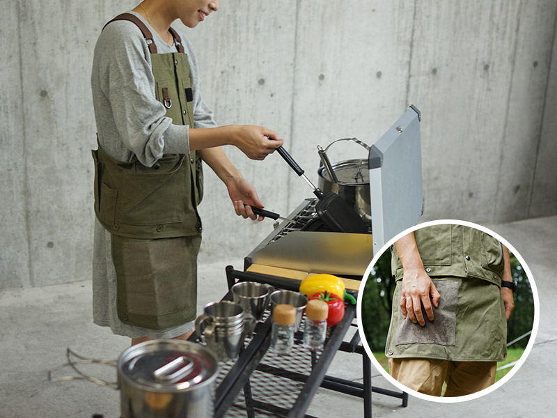 DoD Camping Vest Khaki AP1-767-KH