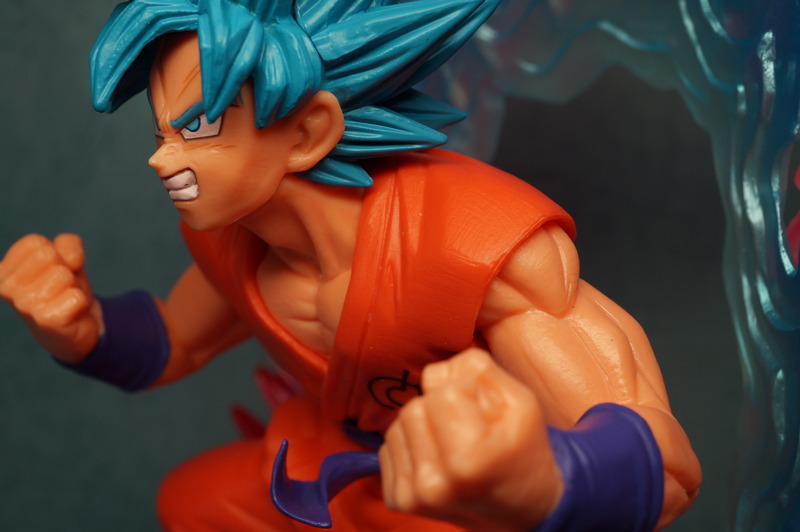 Goku Super Saiyan Blue ของแท้ JP แมวทอง - SSGSS Banpresto [โมเดลดราก้อนบอล] (1 ตัว + Aura)