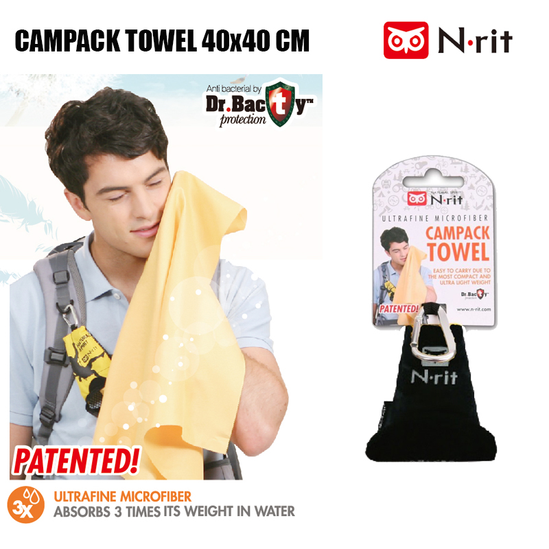 Campack Towel Black