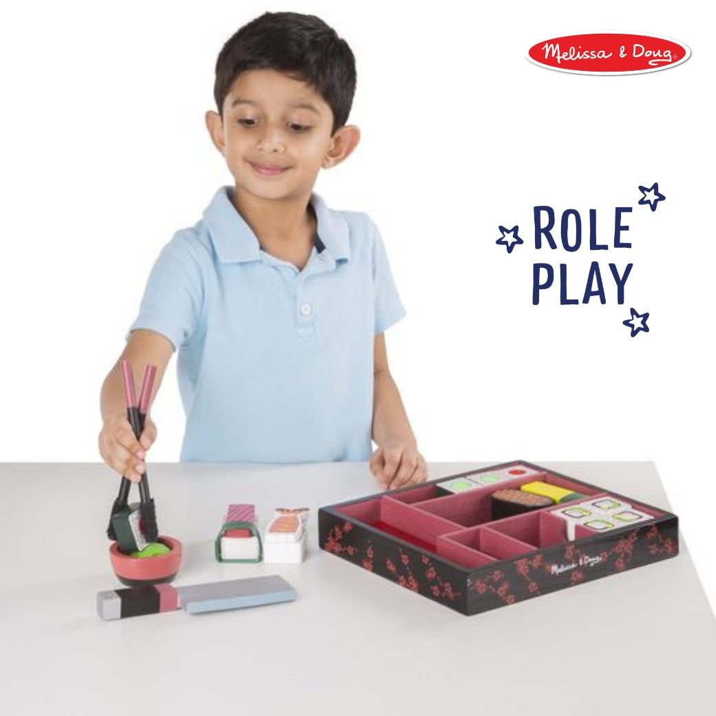 ของเล่นทำซูชิ, ของเล่นทำอาหาร ,ชุดเครื่องครัวเด็ก,เครื่องครัวจำลอง,ของเล่นบทบาทสมมติ,ของเล่นเสริมพัฒนาการ,สื่อการสอนอนุบาลพร้อมส่ง