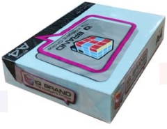 กระดาษถ่ายสี [IQ] A4 80g สีฟ้า B2 (500แผ่น/รีม)