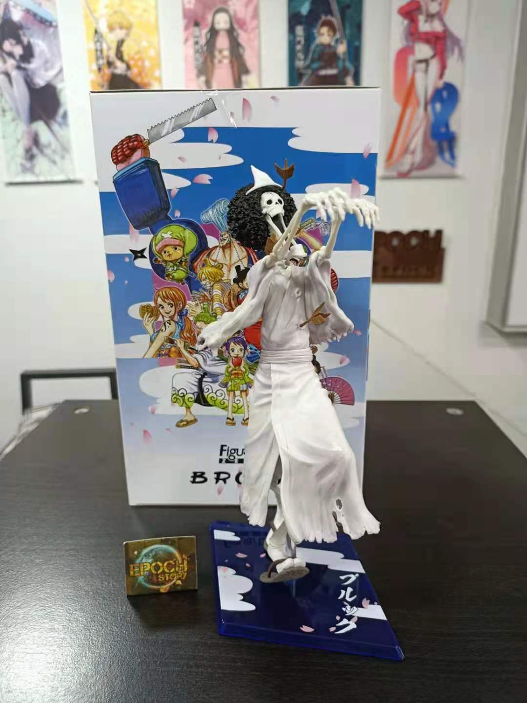 Brook Wano & Tama ของแท้ JP แมวทอง - Figuarts Zero Bandai [โมเดลวันพีช] (2 ตัว)