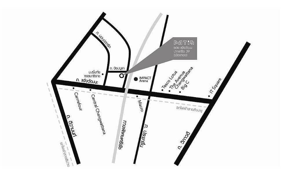 ขาย ทาวน์โฮม Patio พาทิโอ แจ้งวัฒนะ ( เมืองทอง ) 22 ตารางวา