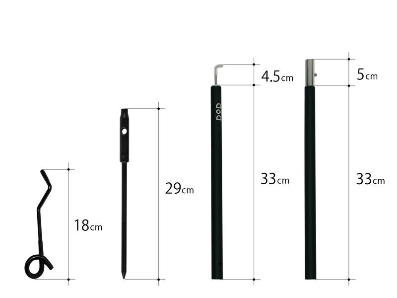 DoD Lantern Stand Set RX LP1-753-BK