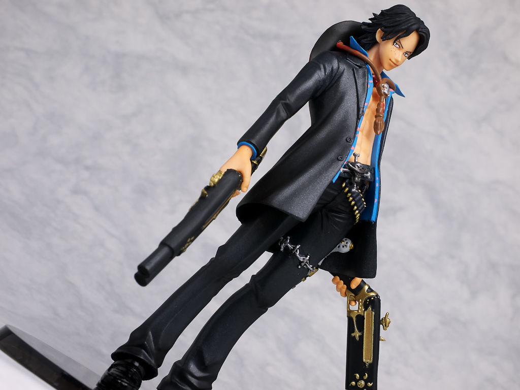 Ace Strong World ของแท้ JP แมวทอง - Figuarts Zero Bandai [โมเดลวันพีช]