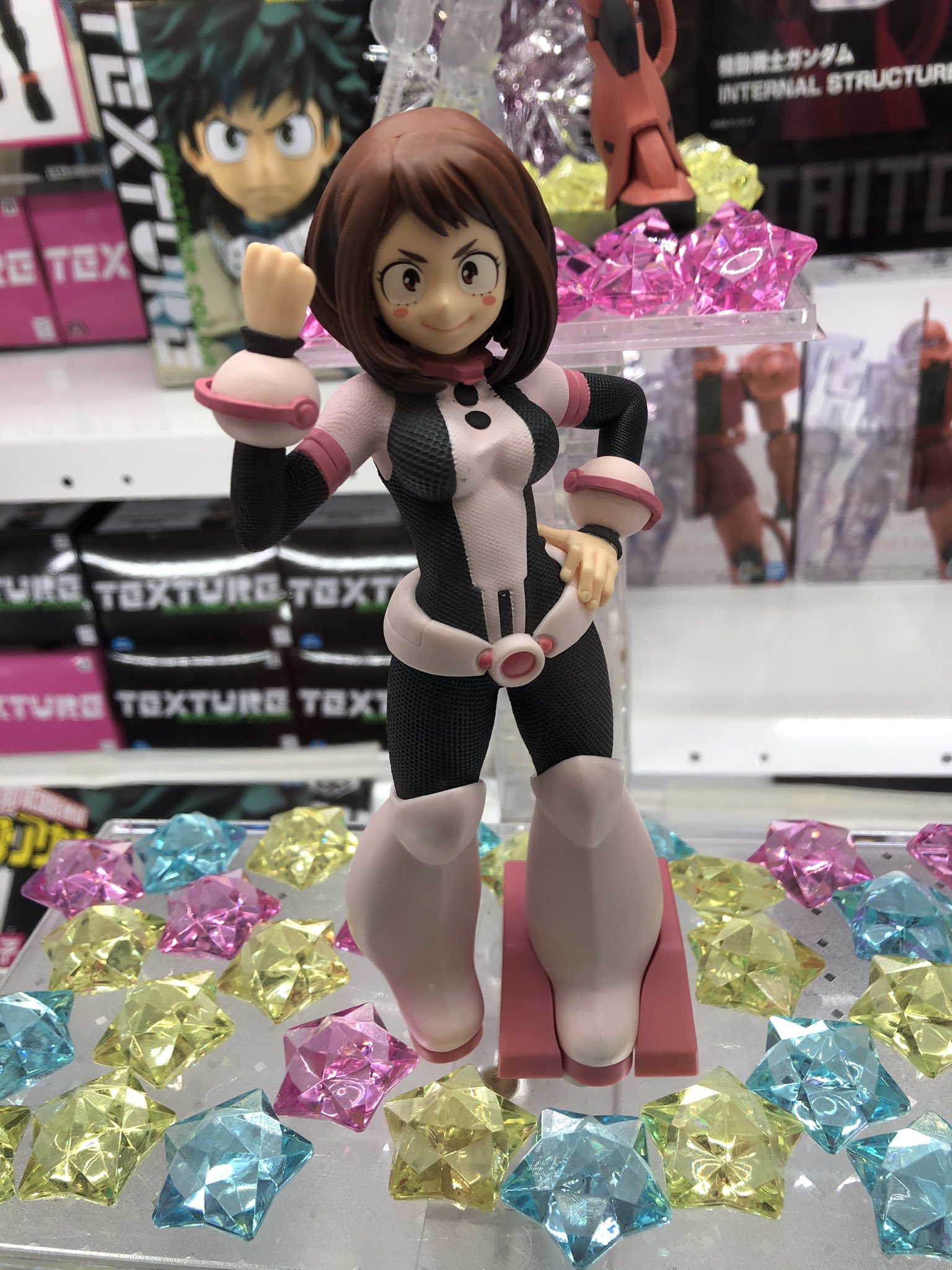 Uraraka ของแท้ JP - Texture Banpresto [โมเดล My Hero Academia]