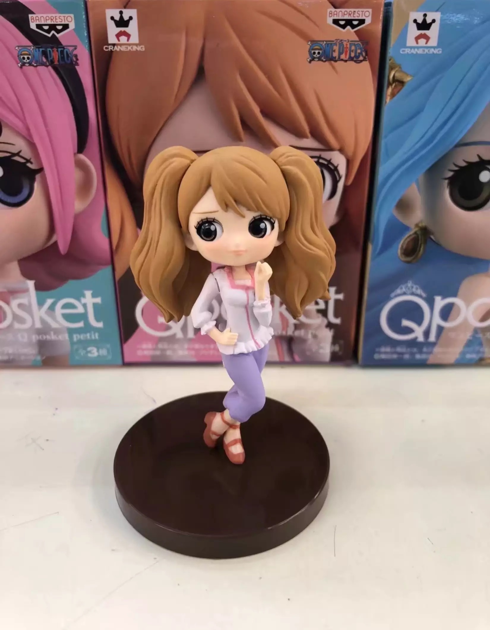 Pudding ของแท้ JP แมวทอง - Q Posket Petit Banpresto [โมเดลวันพีช]