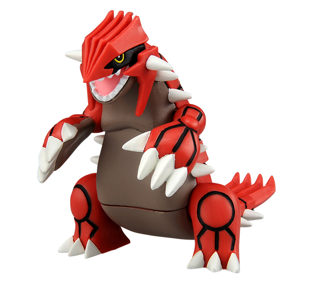 Groudon ของแท้ JP - Monster Collection Takara Tomy [โมเดลโปเกมอน]
