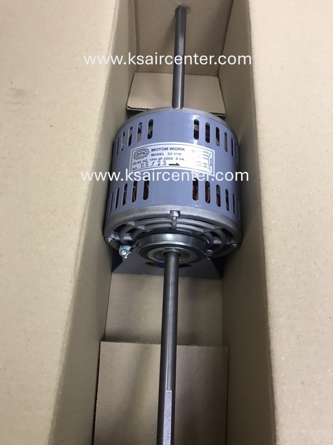 มอเตอร์ แฟนคอยล์ BPK ขนาด 1/10 HP (รหัสสินค้า 064036)