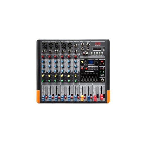 เพาเวอร์มิกเซอร์ NTS PMX-306 PowerMixer 5 Mono 1 Stero + FX/USB/BT