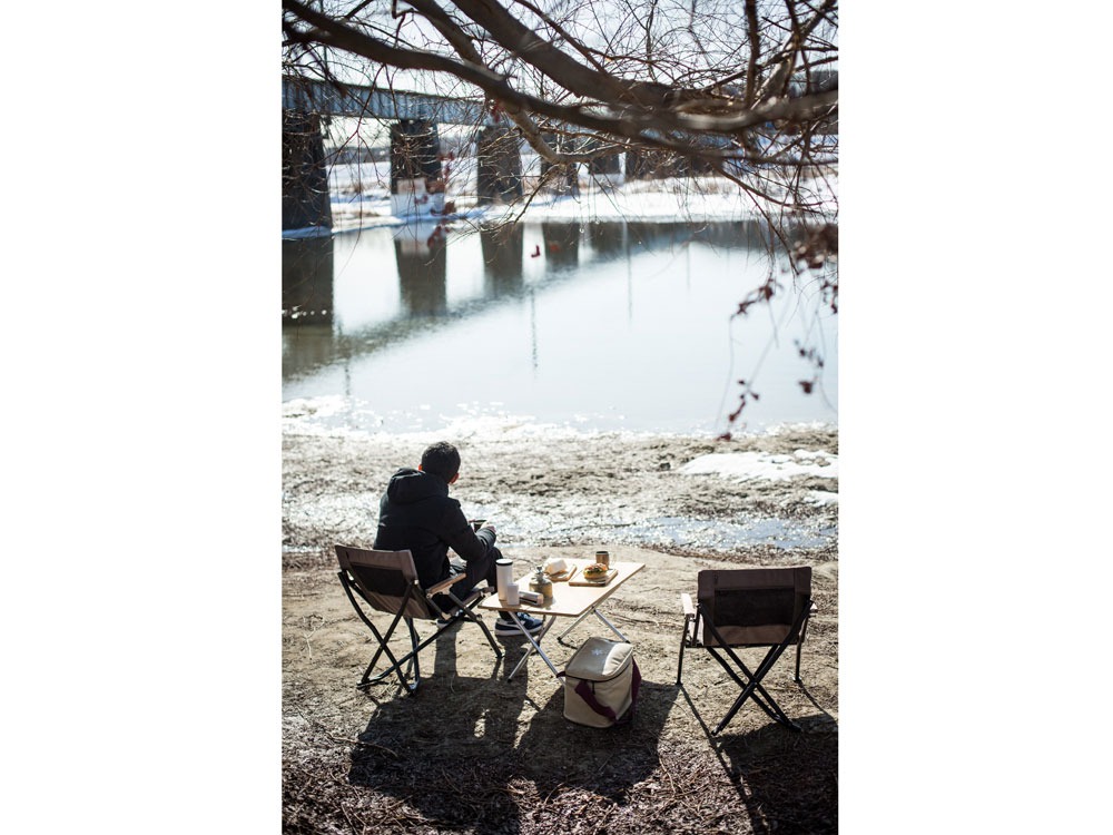 SnowPeak Low Chair Short Luxe Gray LV-093GY