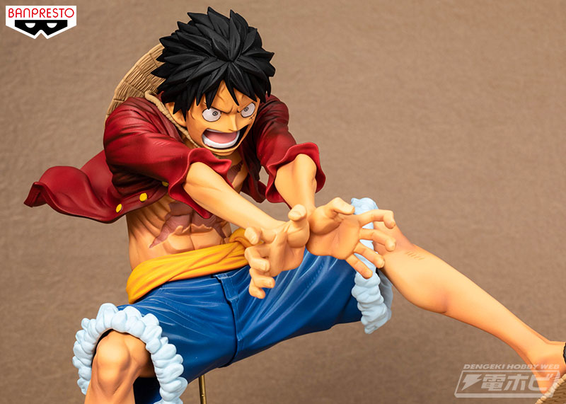 Luffy ของแท้ JP แมวทอง - Maximatic Banpresto [โมเดลวันพีช]