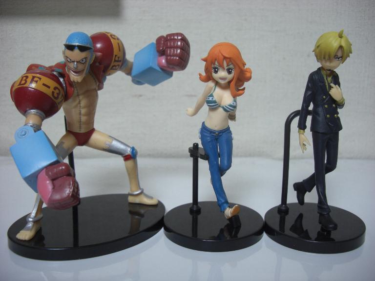 Franky ของแท้ JP แมวทอง - Half Age Characters Bandai [โมเดลวันพีช]